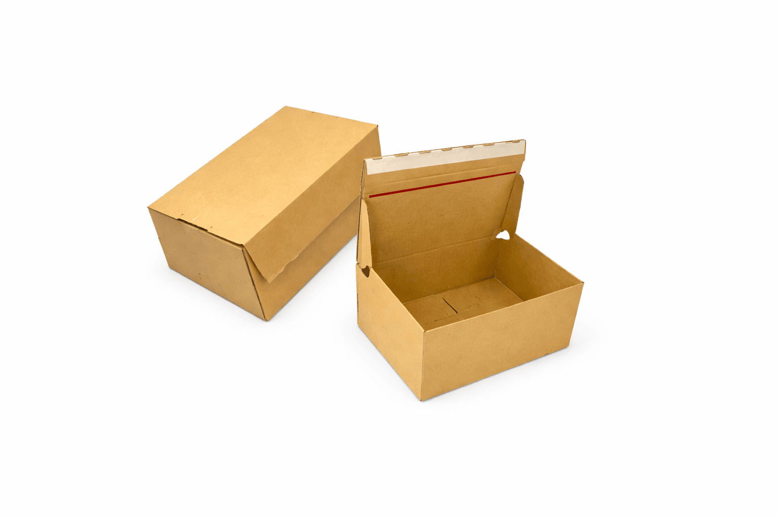 Recycled kraft cardboard boxes in focus.png