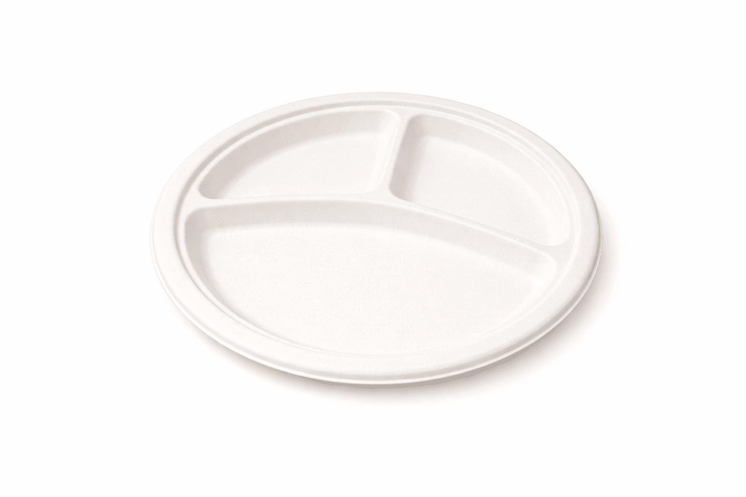 Three-compartment bagasse plate close-up.png